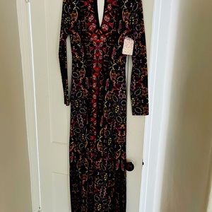 Free People long sleeve maxi dress